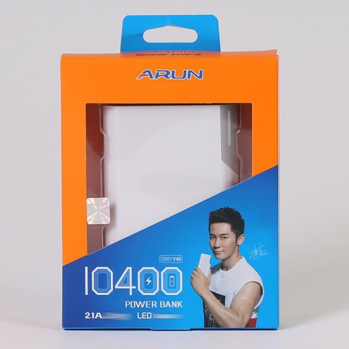 ❀Loại 1 Tốt Nhất❀  Pin Sạc Dự Phòng Arun 10400Mah Chính Hãng