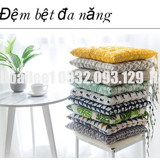 Đệm ngồi bệt  FREE SHIP  nệm ngồi bệt đệm ngồi kích thước 40x40x5cm