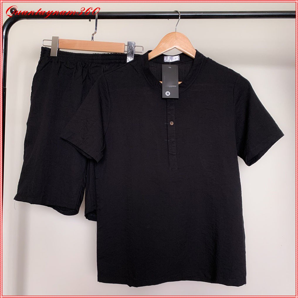 Bộ Quần Áo Đũi Nam chất vải đũi thái loại dày bộ đồ nam vải đũi cao cấp | BigBuy360 - bigbuy360.vn