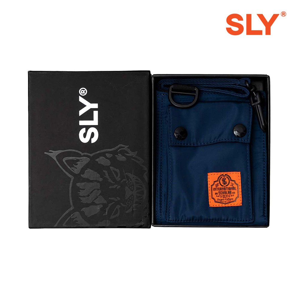 Ví Dù Pilot SLY Square màu xanh Navy | WebRaoVat - webraovat.net.vn