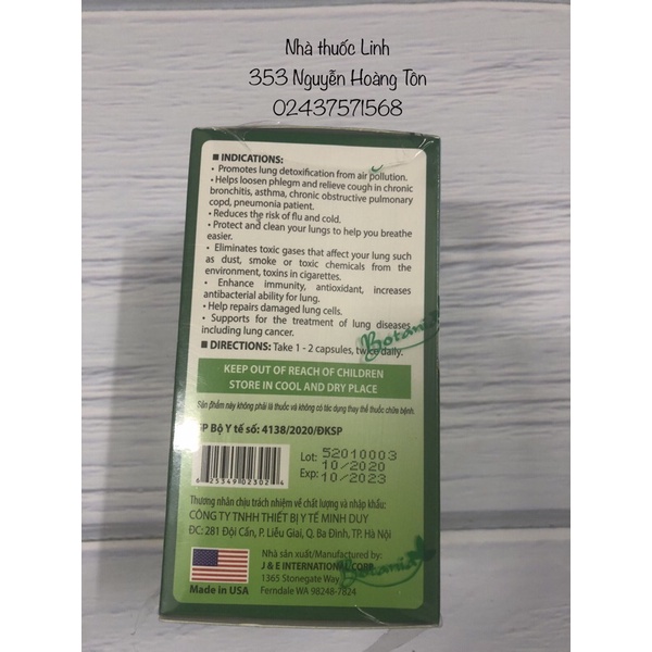 BoniDetox  - Viên uống hỗ trợ giải độc phổi, long đờm, giảm ho