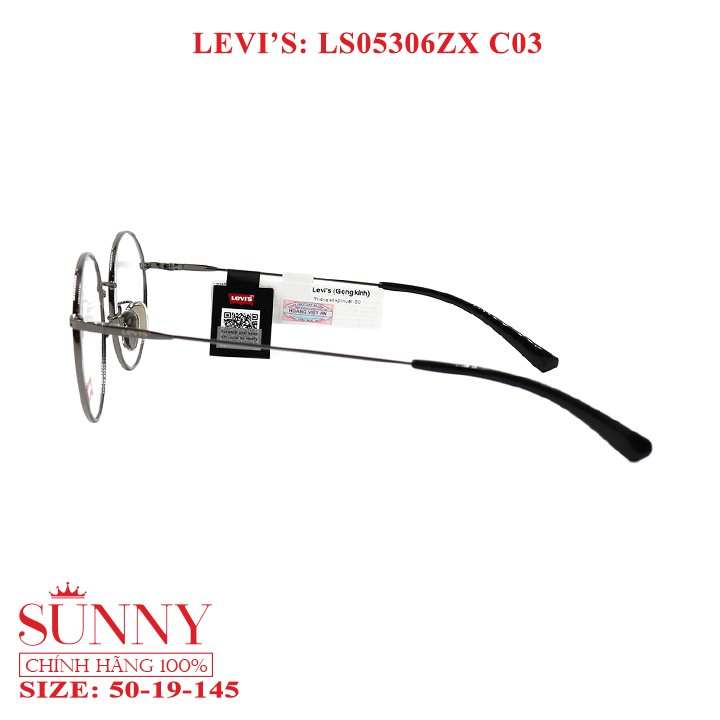 LS05306ZX- Gọng kính Levi's chính hãng, bảo hành toàn quốc