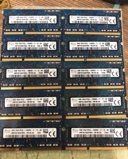 [Bảo hành 1 tháng đến 12 tháng]  Ram Ddr3 4gb bus 1600 PC3L Laptop, hàng tháo máy Mỹ.
