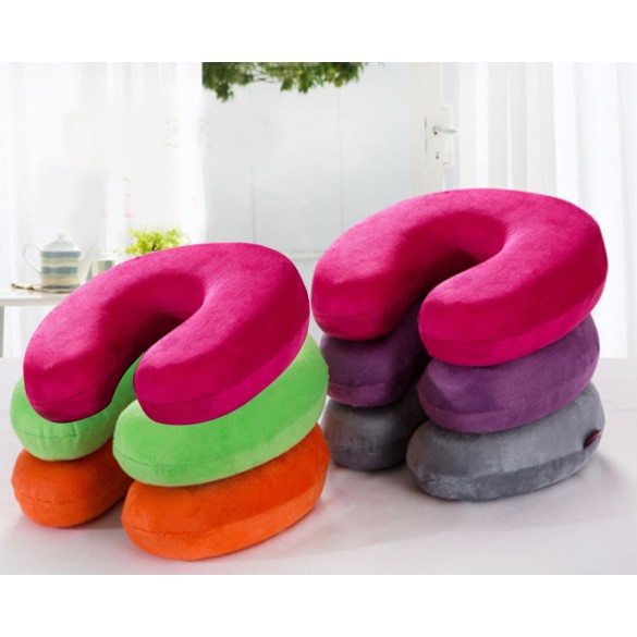 Gối kê cổ chống đau mỏi vai gáy cao cấp chất liệu cao su non