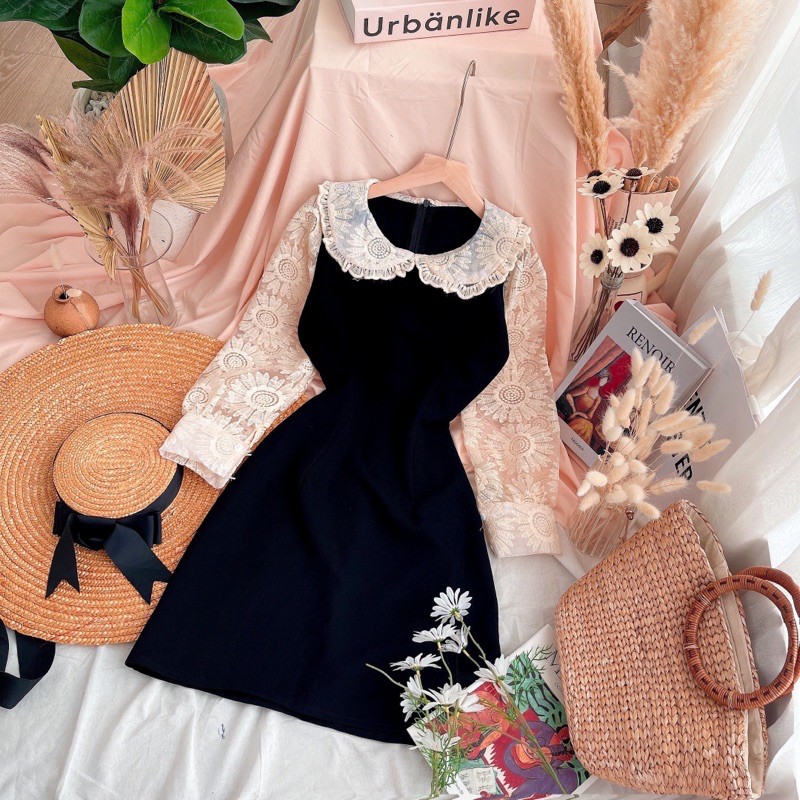 ĐẦM TAY REN HOA NỔI