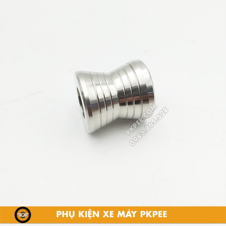 Cục Canh Bánh Trước Sau Inox 304 CNC Dream, Wave, Future