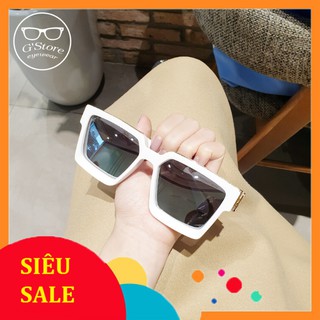 Kính Mát 9362 Mắt Vuông Bản Nhỏ Gọng Dày