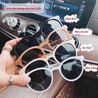 Kính râm thời trang nam nữ phong cách ulzzang - Kính đi biển sành điệu nhiều màu
