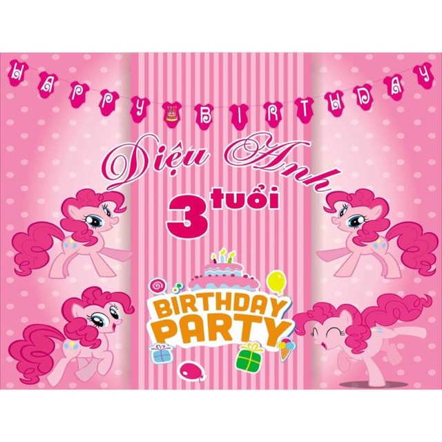 Phông sinh nhật 2mx2m