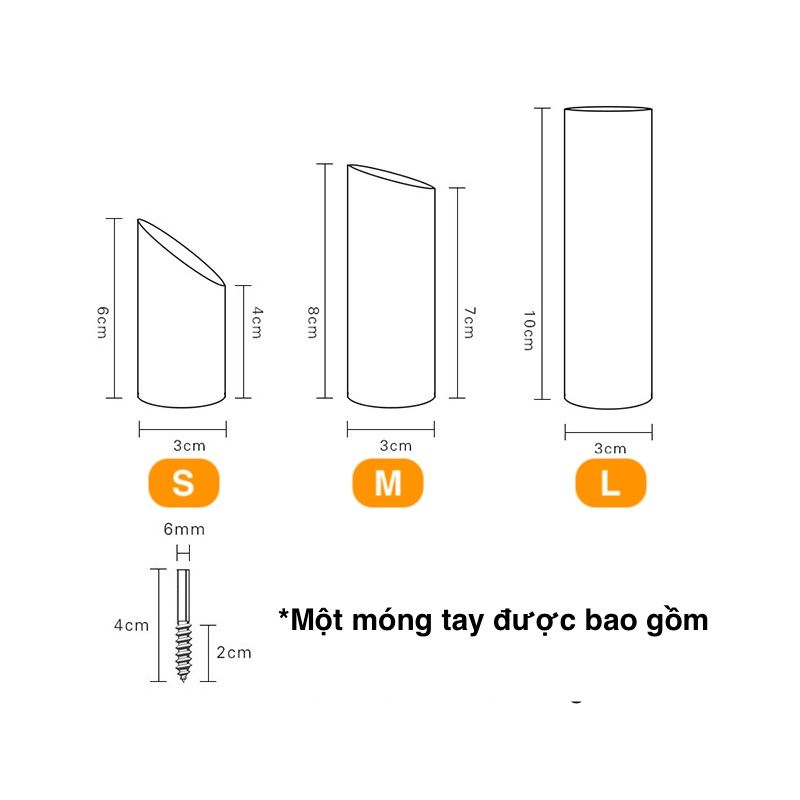 SUPO DEPOT - Móc treo đồ dùng  gắn tường bằng gỗ chất lượng cao tùy chọn màu sắc