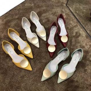 Giày da bóng đế 3cm (ảnh thật)