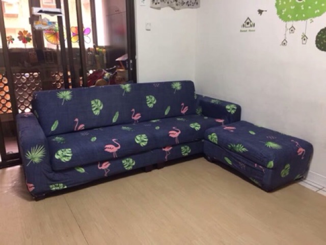 TẤM BỌC GHẾ SOFA hoạ tiết hồng hạc tinh tế cho ghế 1,2,3,4 chỗ