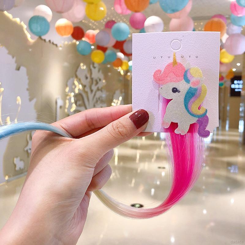 Tóc giả dạng kẹp thời trang Hàn Quốc đáng yêu cho bé gái