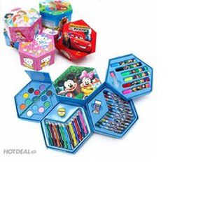 HỘP MÀU 4 TẦNG 46 MÓN CHO BÉ YÊU THOẢ SỨC SÁNG TẠO [Mishop]