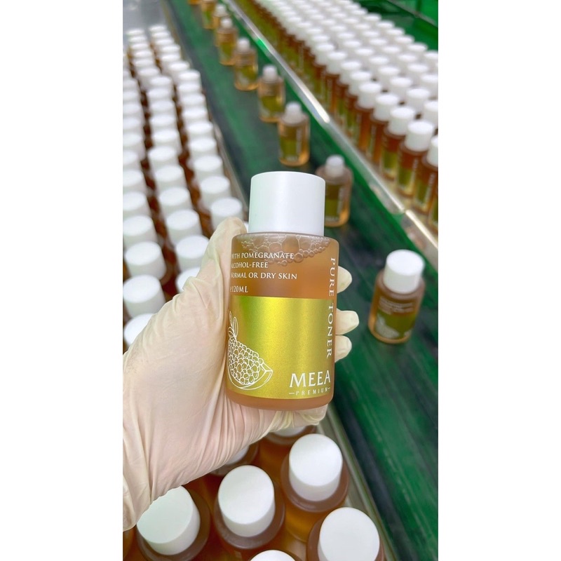 Toner lựu đỏ Pure MeeA Organic - Pure Toner tặng kèm bông tẩy trang