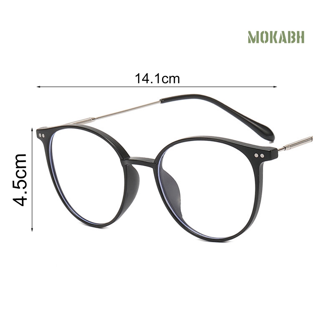 Kính Bảo Vệ Mắt Gọng Tròn Chống Ánh Sáng Xanh Siêu Nhẹ Chất Lượng Cao