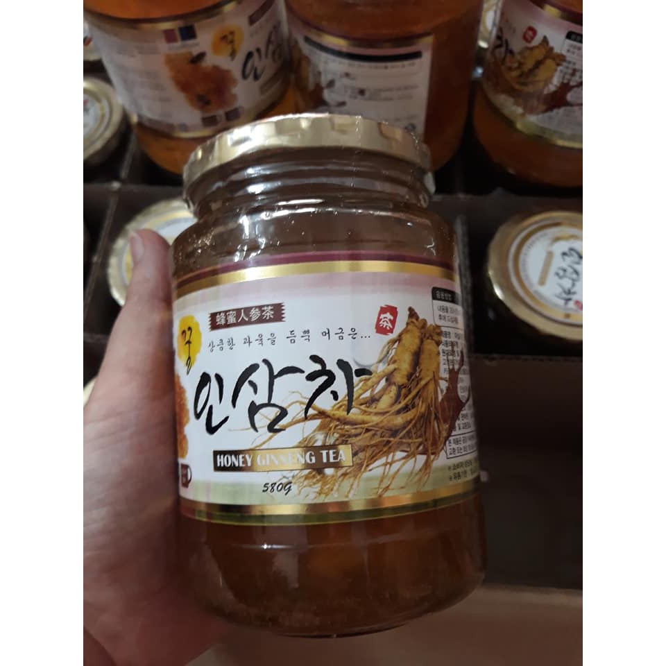 Sâm ngâm mật ong Hàn Quốc 580g