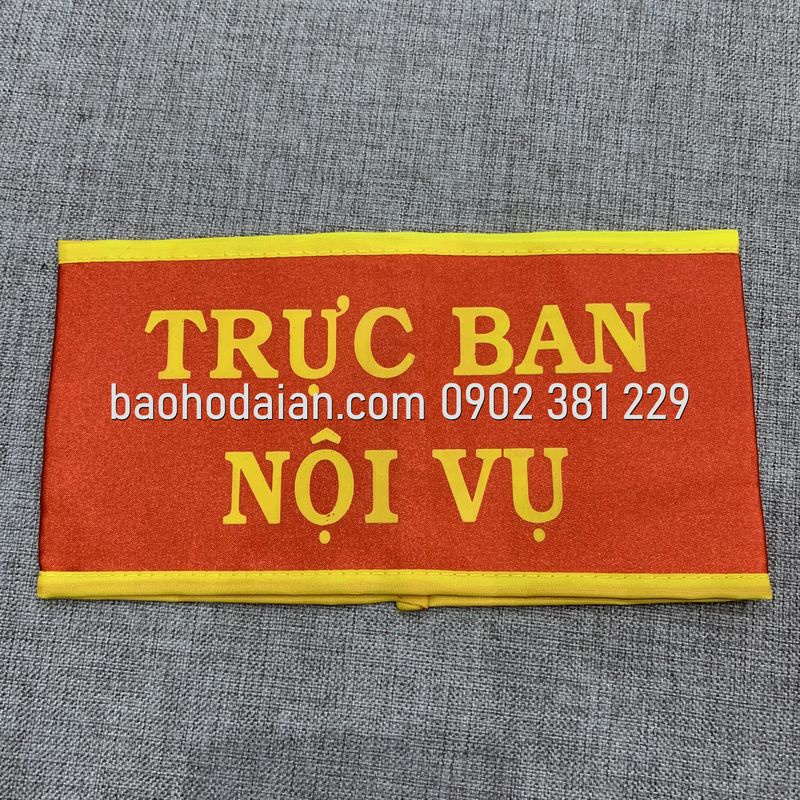 Băng rôn khẩu hiệu đeo cánh tay - nhiều mẫu
