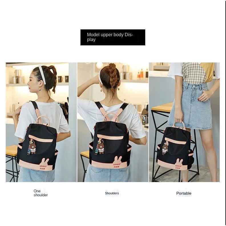 Ba Lô Vải Oxford Chống Thấm Nước Phong Cách Nhật Hàn Thời Trang Mùa Đông Mới 2022