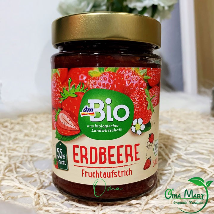 Mứt dâu tây hữu cơ Ener Bio 340g