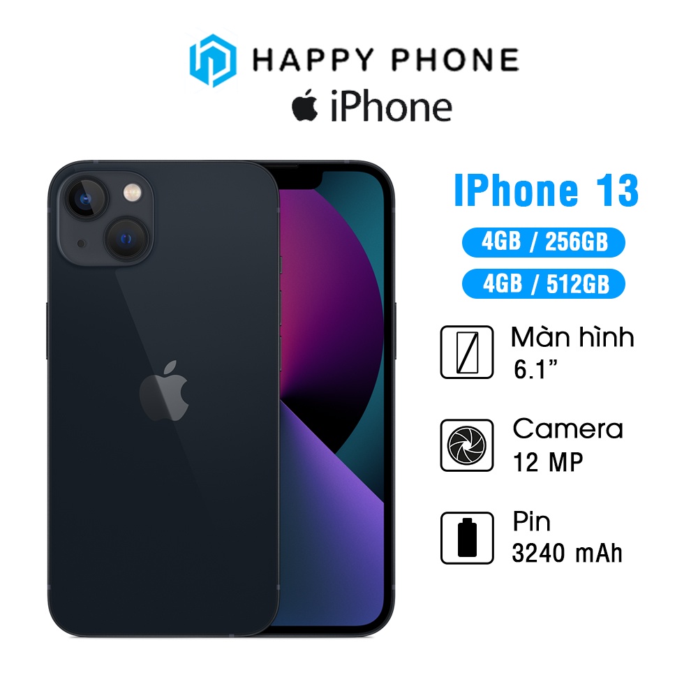 ĐT táo ip 13 Hàng(VN/A),Mới 100%,Nguyên Seal