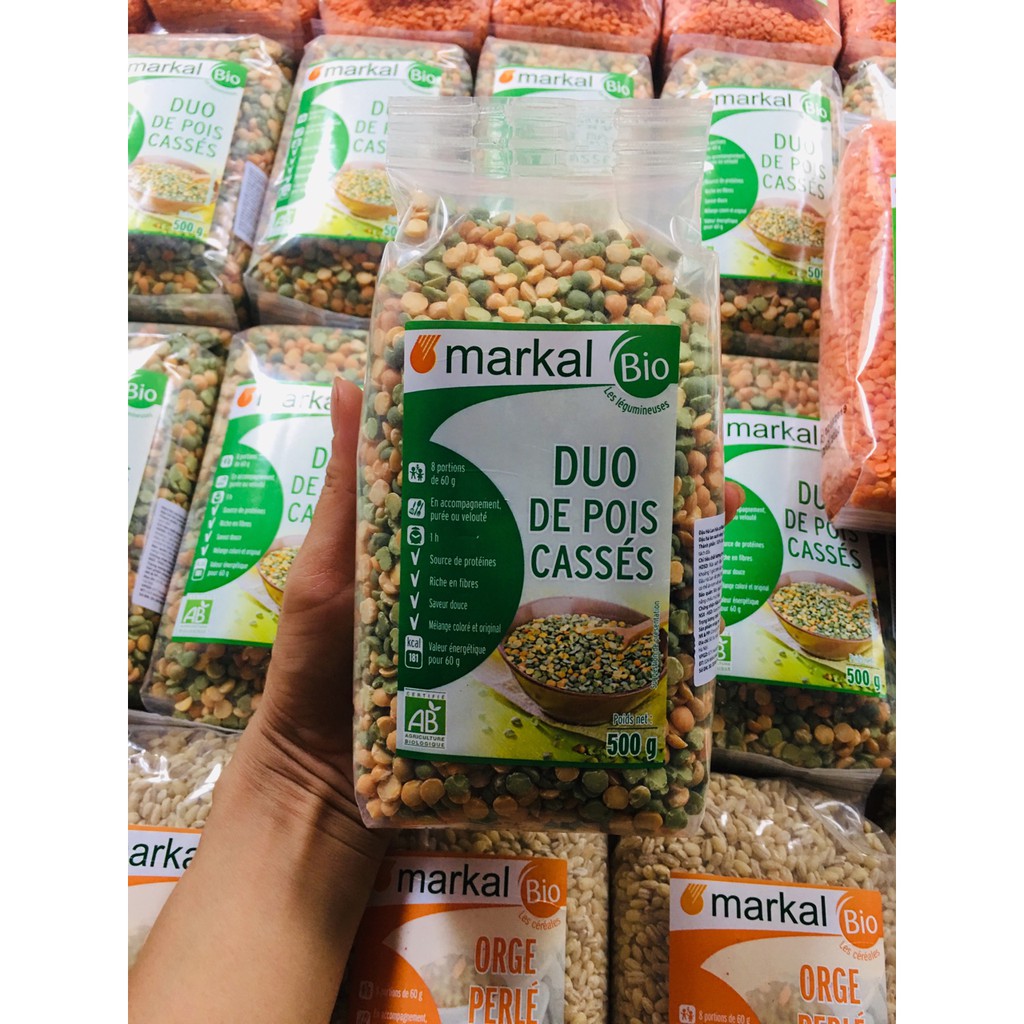 HẠT &amp; ĐẬU MARKAL/DAVERT HỮU CƠ TÁCH LẺ 100G CHO BÉ ĂN DẶM BoreMart