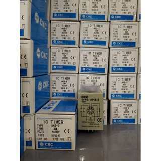 Rơ le thời gian CKC AH3-3 60M kèm đế