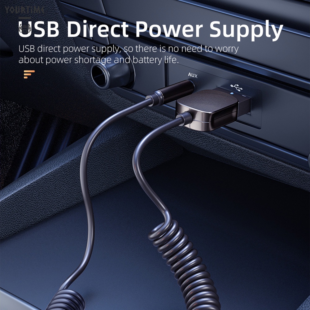 ESSAGER Thiết bị nhận tín hiệu âm thanh Bluetooth jack cắm 3.5mm cho xe ô tô
