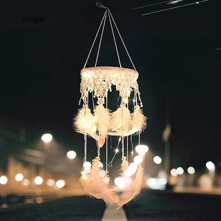 Dây đèn LED hình Dream Catcher xinh xắn dùng để trang trí