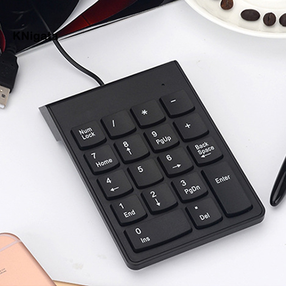 {HAM} 18 Keys Mini USB Wired Numeric Keypad Keyboard Numpad for PC Laptop Computer