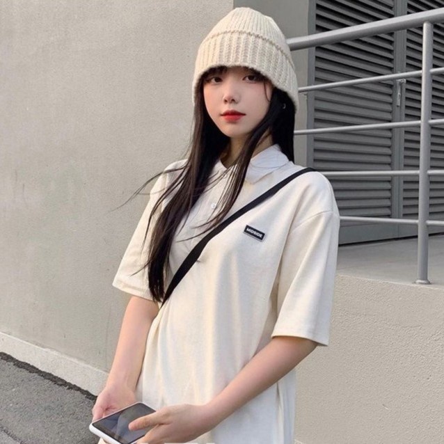 Áo Thun Polo Nam Nữ Có Cổ Đẹp In Hình Siêu CUte Form Rộng Mềm Mát TTQ0065