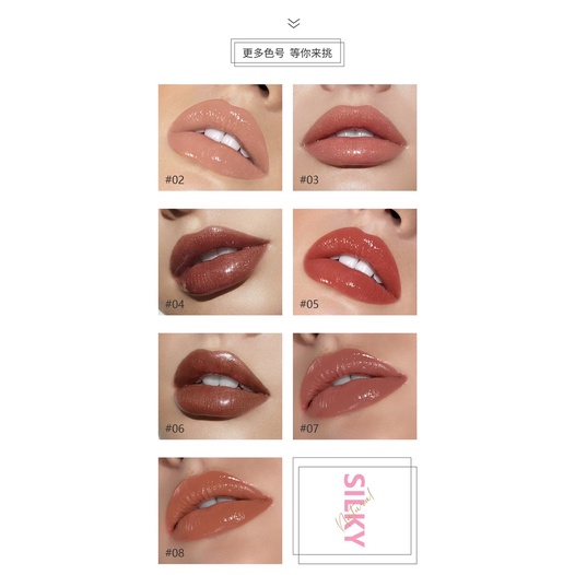 Son Bóng Nhũ Siêu Tây Có Màu Tự Nhiên Hack Môi Căng Mọng Nude 🌟 Long Lasting Lip Gloss 🌟