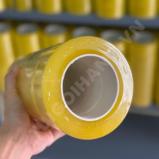 6 cuộn băng dính 0.4kg lõi mỏng siêu dính, siêu chắc dùng đóng gói hàng. Băng keo trong, vàng, đục hàng đủ cân 2.4kg