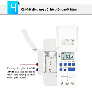 Công tắc hẹn giờ điện tử lập trình THC15A PRECISION