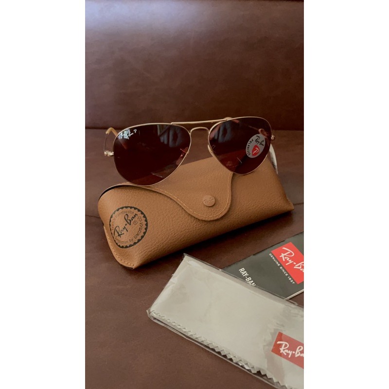 Kính RayBan RB3689 AVIATOR METAL II, có bill Mỹ