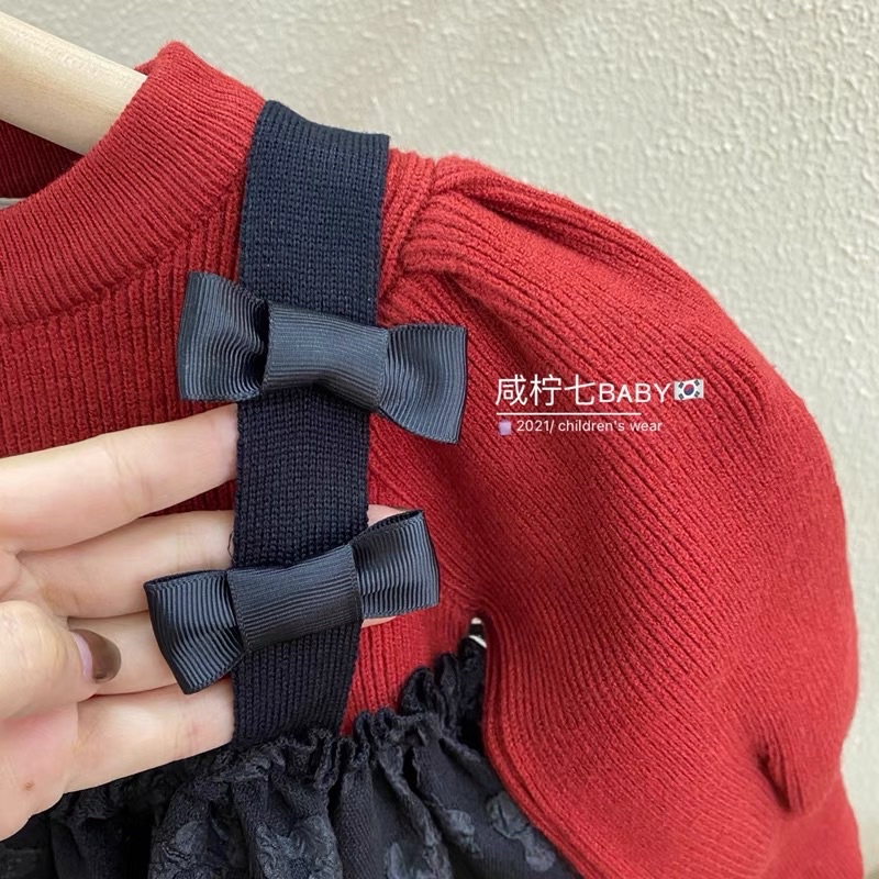 VÁY LEN TAY BỒNG CHO BÉ GÁI