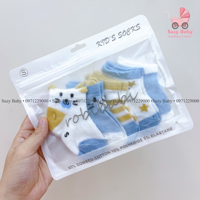 SET 5 TẤT LƯỚI CỔ NGẮN