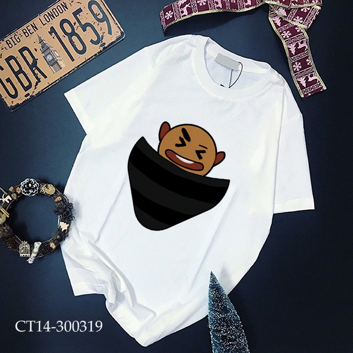 ÁO THUN BT21 SHOOKY BTS SUGA KPOP