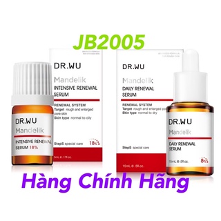 DR.WU Serum tái tạo da MANDELIC ACID Plus & 18% 5ml & 15ml bản Đài