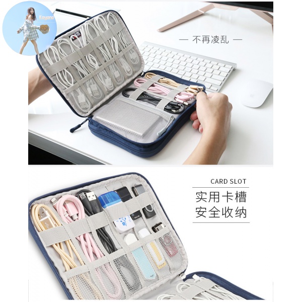 Túi Đựng Dây Cáp Dữ Liệu / Ổ Cứng Di Động Tiện Dụng | BigBuy360 - bigbuy360.vn