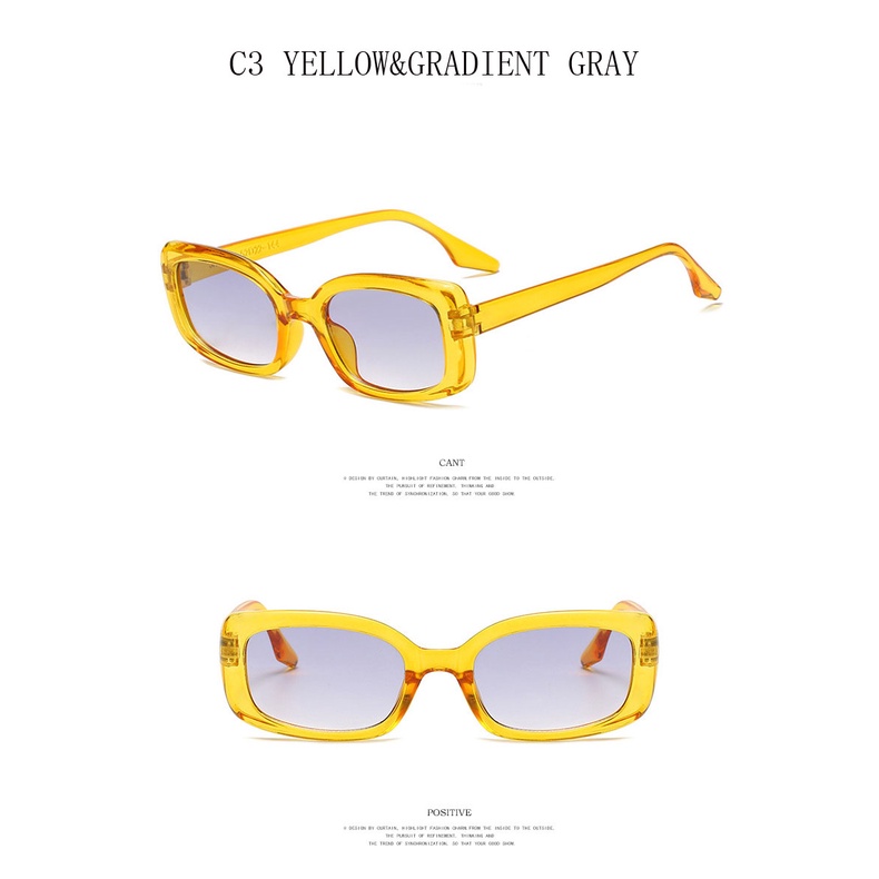 Kính mát gọng vuông nhỏ phong cách Hàn Quốc 2022