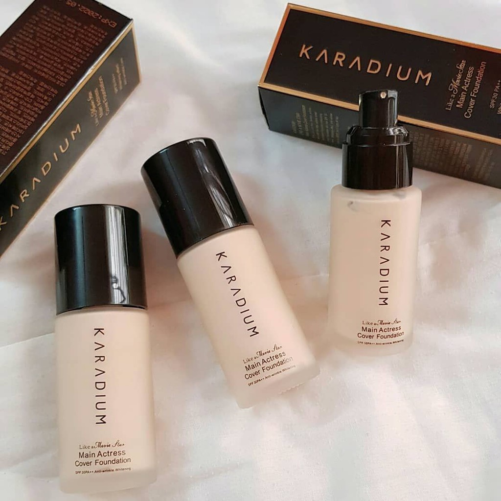 Kem nền karadium, foundation karadium hàn quốc chính hàng dành cho da dầu mụn kiềm dầu, mỏng mịn căng bóng Cosmetic999