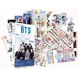 POSTCARD BTS TFBOY BLACKPINK KÈM LOMO VÀ ẢNH DÁN