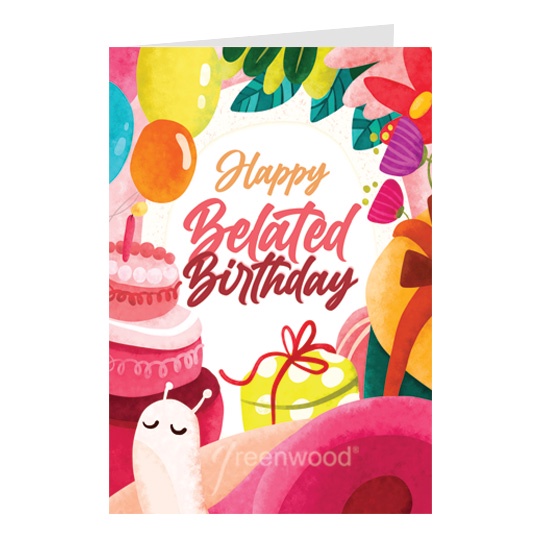 Thiệp sinh nhật Greenwood, birthday card , 10x15cm, kèm phong bì, thiệp Việt Nam