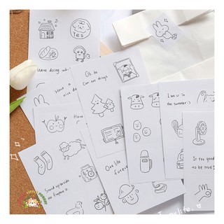 STICKER HÌNH VẼ ĐƠN GIẢN | MST292