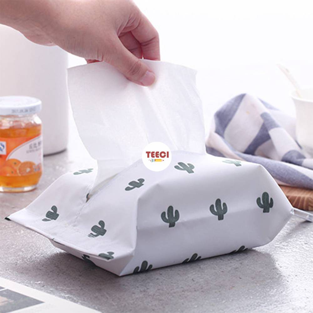 &lt;Video Review&gt; Túi Vải Gai Chống Thấm Nước Đựng Khăn Giấy Ăn Khăn Vải Lanh Cotton Để Bàn Họa Tiết Trang Trí Phòng  U108