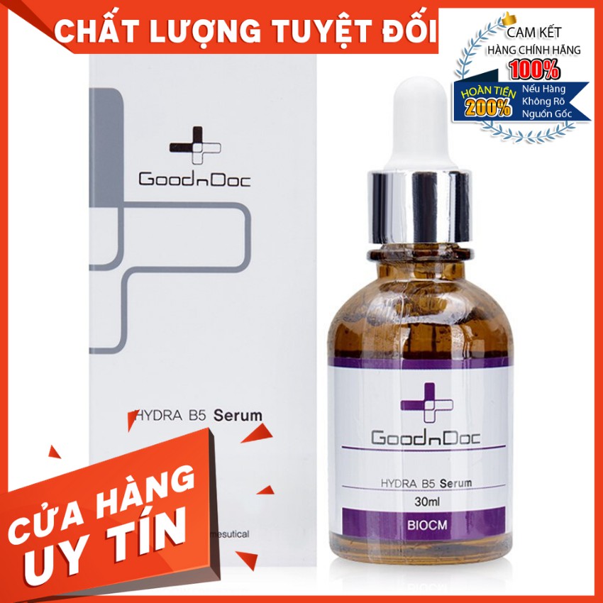 [HÀNG NHẬP KHẨU] Serum Dưỡng Ẩm Phục Hồi Làm Trắng Sáng Da, Mờ Thâm Sạm Nám, Cấp Nước Chống Lão Hóa Da GoodnDoc Hydra B5