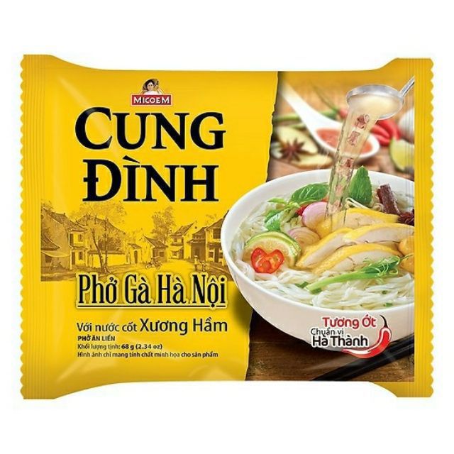 Combo 10 gói phở Cung Đình  đúng vị Hà Nội .