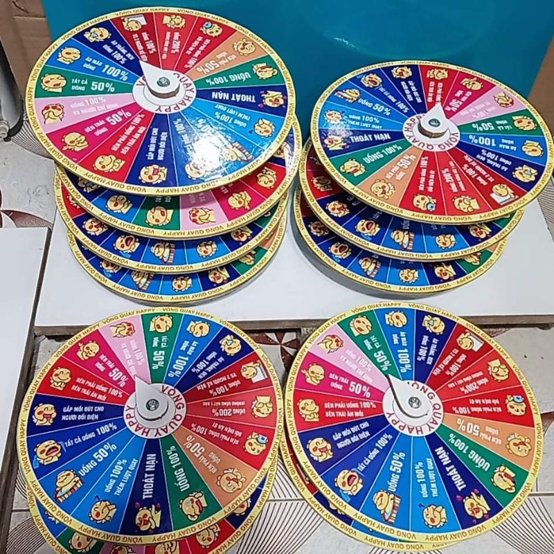VÒNG QUAY ĂN NHẬU - Size 25cm- COMPO 20 cái