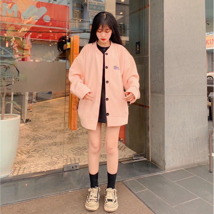 Áo Khoác Cardigan Nỉ Nữ In Hình Thú | BigBuy360 - bigbuy360.vn